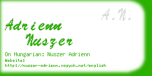 adrienn nuszer business card